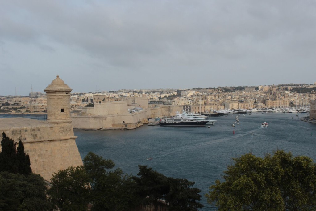 Stunning view of Valletta Harbour